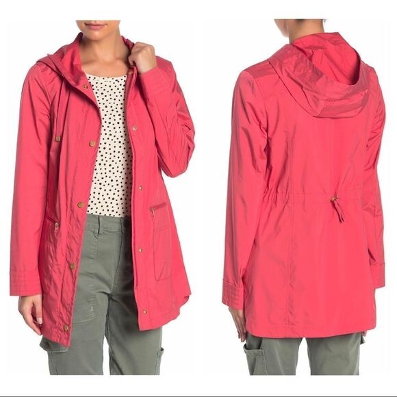 Cole Haan Packable Hooded Jacket, Size M, NWT - Picture 1 of 6
